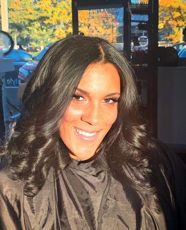 A beautiful girl with beautiful hairstyle