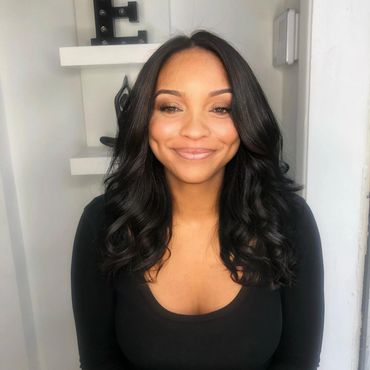 A beautiful hairstyle