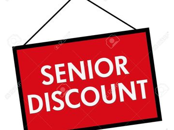 10% Senior discount