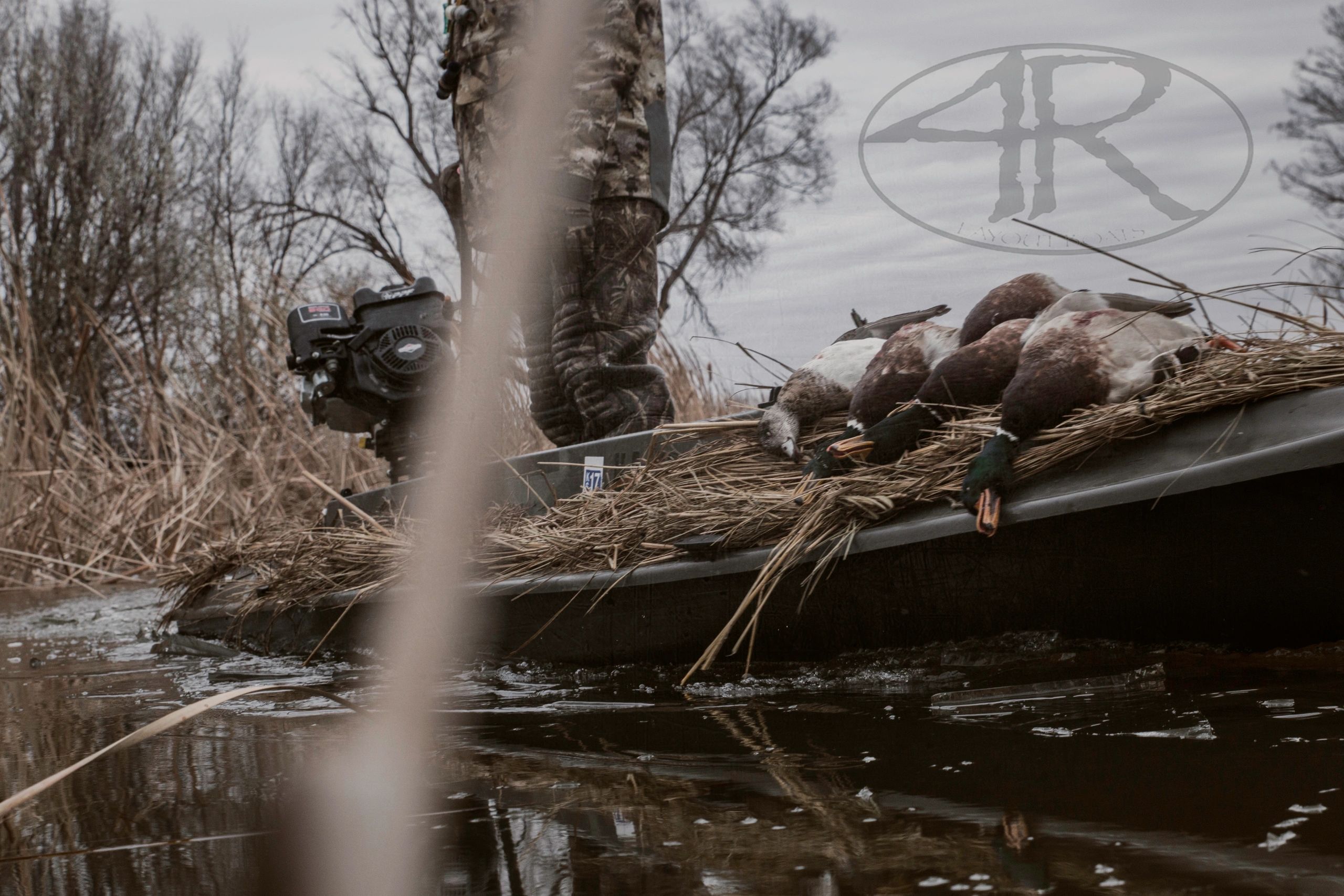 Four Rivers Layout Boats - Layout Boats, Duck Hunting
