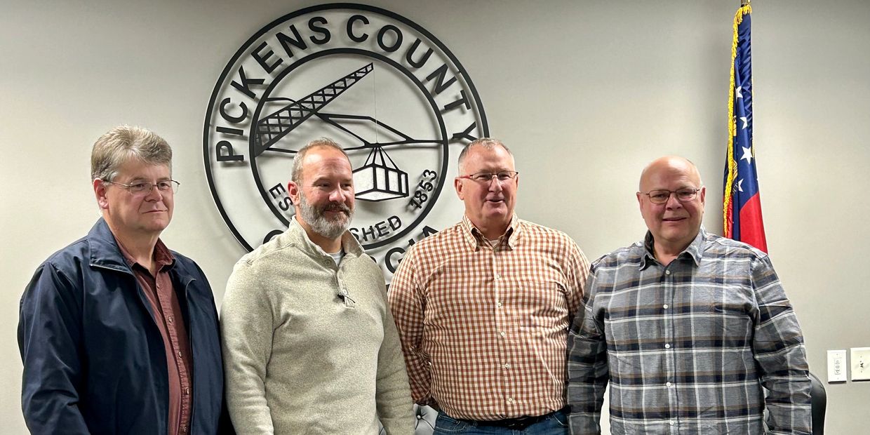 Photograph of Pickens County Airport Authority members.