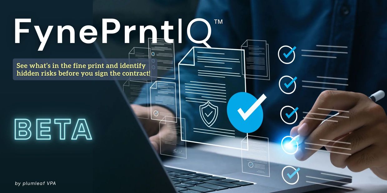 FynePrntIQ helps identify hidden contract risks through fine print analysis.