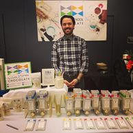 Josh Rosen of Charm School Chocolate at the 2020 Craft Chocolate Experience in San Francisco