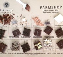 Askinosie Chocolate Farmshop Chocolate 101 tasting class in the Brentwood Country Mart