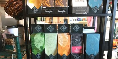 The Oaks Gourmet craft chocolate selection in Hollywood, California