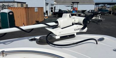 Garmin Kraken Trolling Motor, on a ShuttleSlide Rotating Mount