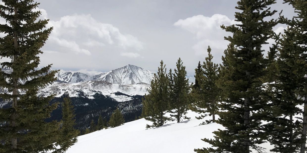 Colorado Mountains, Georgetown, cross-country skiing