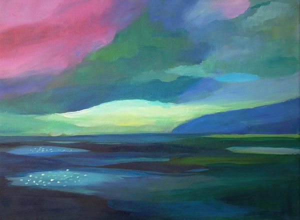 Lake Tahoe painting