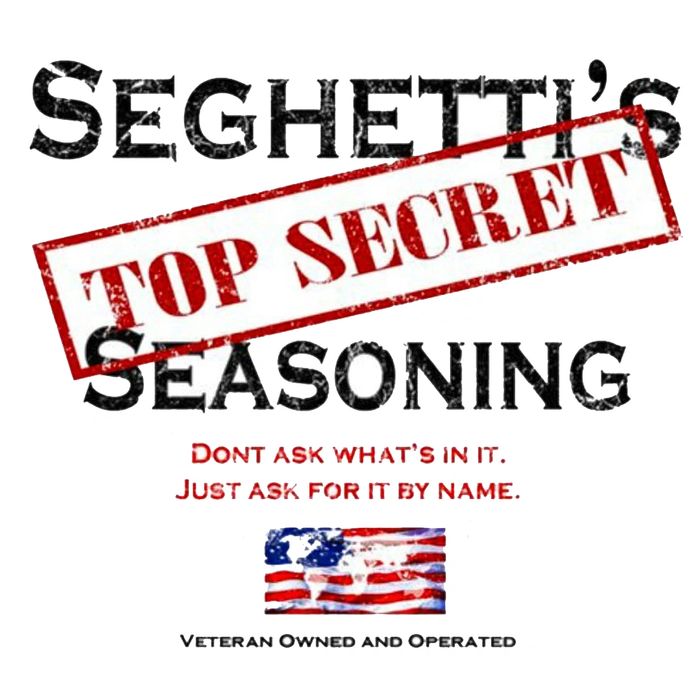 Seghetti's Top Secret Seasoning Logo 2020