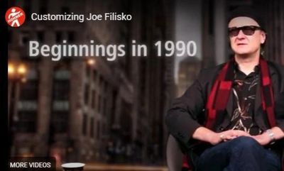 Clip from film "Beginnings in 1990, Customizing, Joe Filisko"
