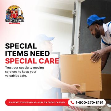 Special care items being handled
