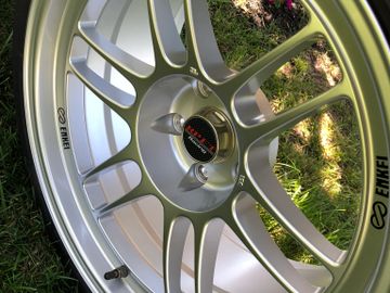 RPF1 Full wheel detail and ceramic coating on grass