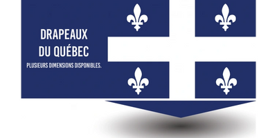 Drapeau du Québec de qualité supérieure en nylon.