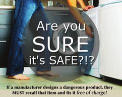 RecallChek is a free service for consumers to check for dangerous flaws with home appliances. 