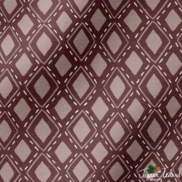 A moody burgundy red & pink diamond pattern with linen texture from modern traditional collection