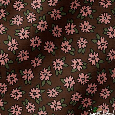 Desert 4 O'clock flowers native to the Utah desert wilderness, tossed on a dark brown background.