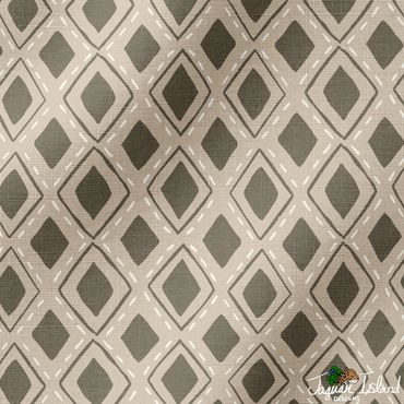 A cozy cream and sage green diamond pattern with linen texture from modern traditional collection