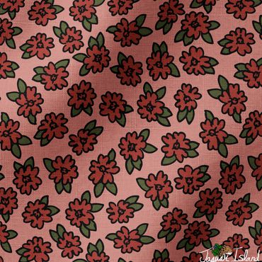 Desert 4 O'clock flowers native to the Utah desert wilderness, tossed on a dusty pink background.
