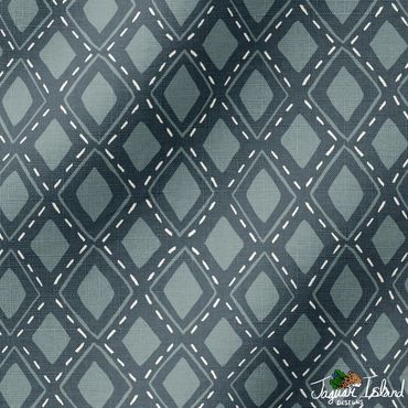A moody dark blue & light blue diamond pattern with linen texture from modern traditional collection