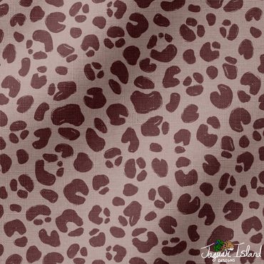A cozy pink and burgundy red leopard spot pattern from modern traditional collection