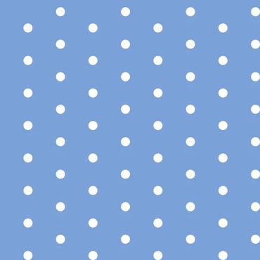 Blue and white ditsy polka dots pattern for surface pattern design or textile design.