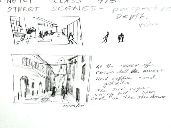 Sketchbook images and notes