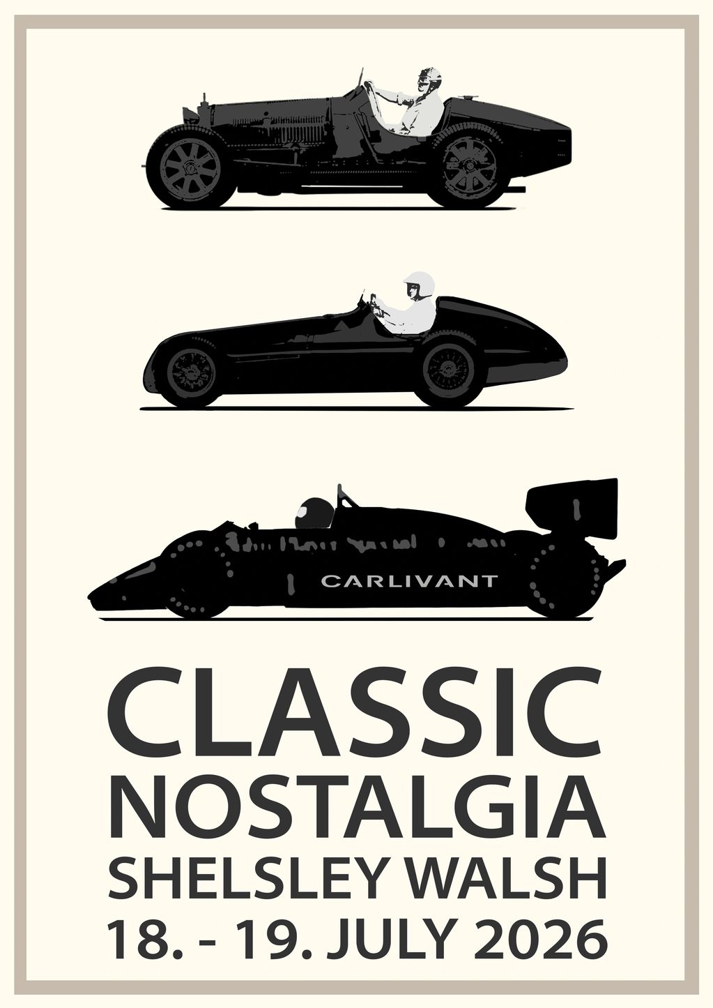 Carlivant at Classic Nostalgia Shelsley Walsh Hill Climb - Car gifts for him and her. Lifestyle