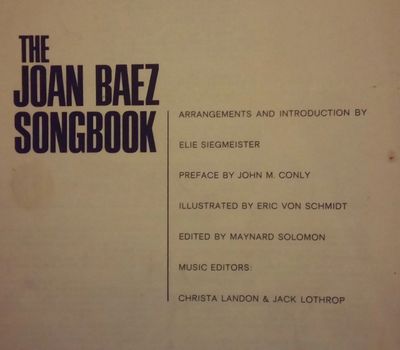 The Joan Baez Songbook that my mum played from when I was young