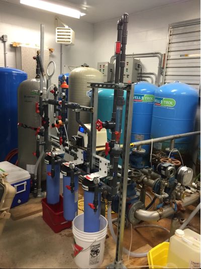 Drinking water plant infrastructure.