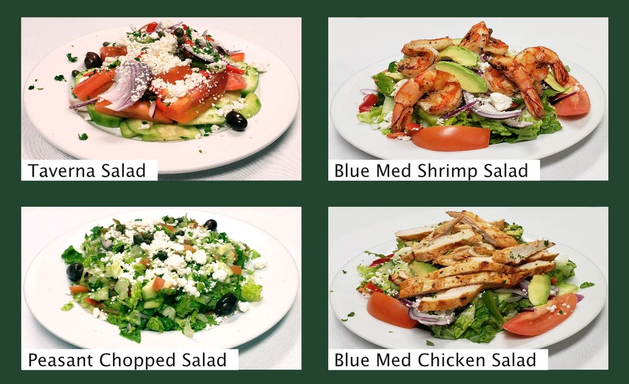 The Great Greek Salads.