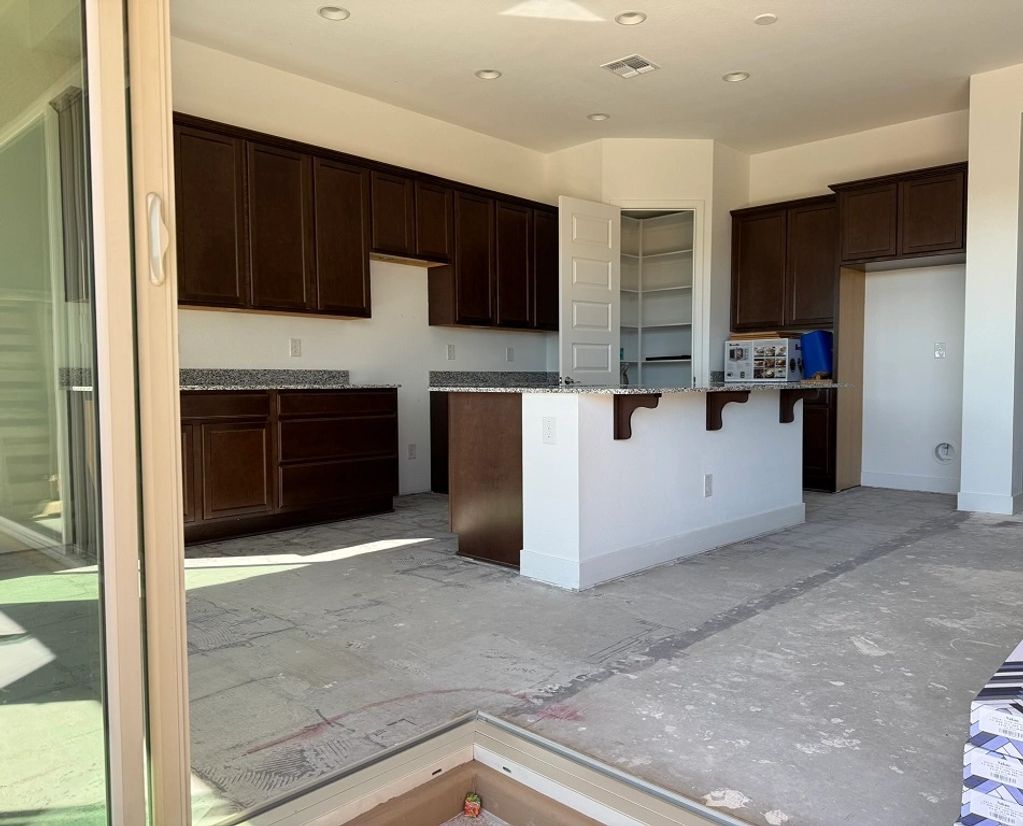 We Remove floor Tile and old thin-set or mortar.
This is a brand new home built in 2025.