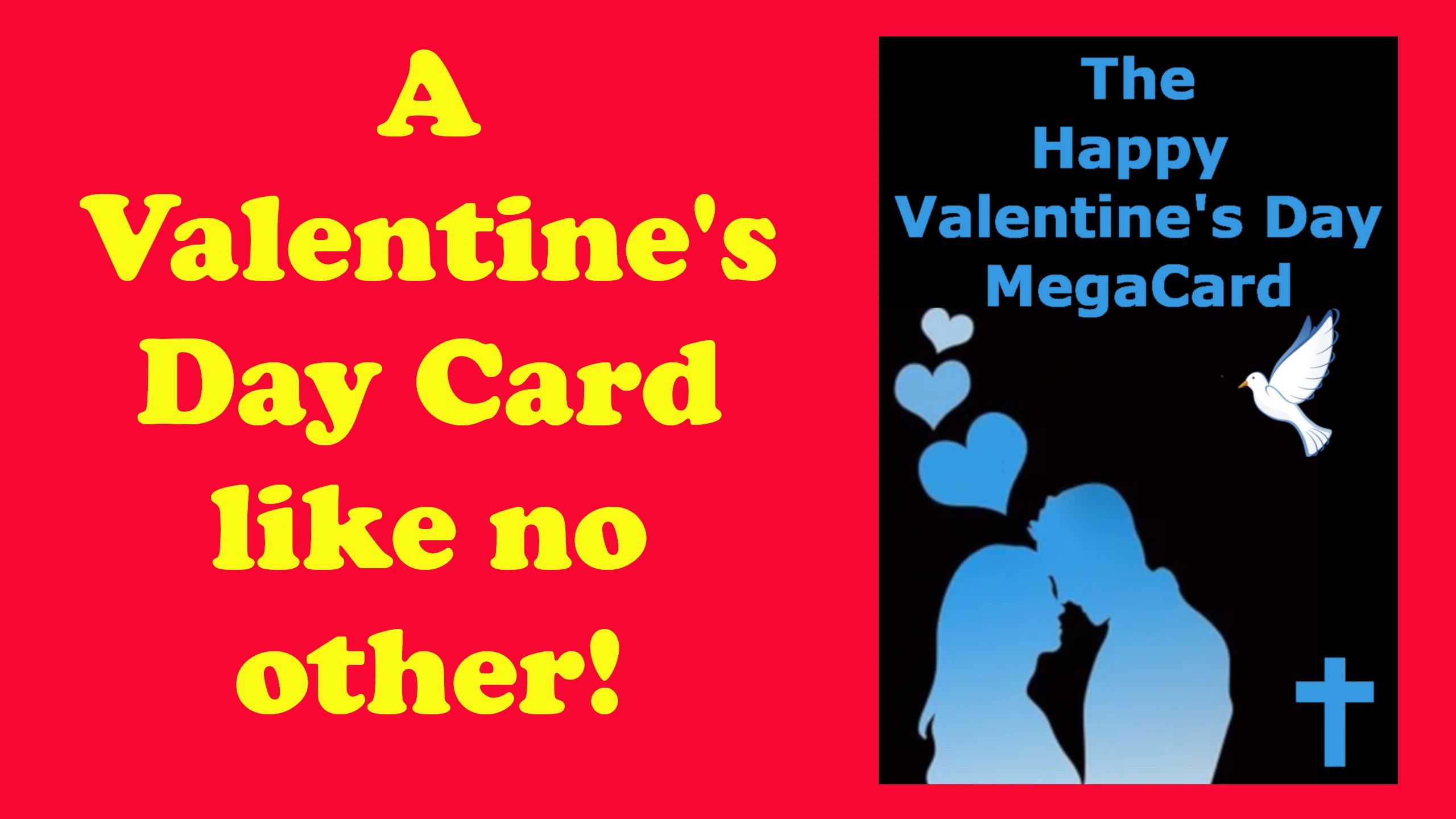 This image shows the Happy Valentine's Day MegaCard which includes the Love Story of Ruth & Boaz.