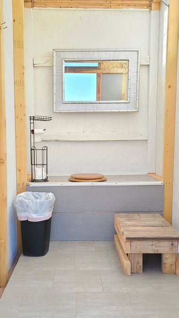 Nice, clean, great smelling bathroom.