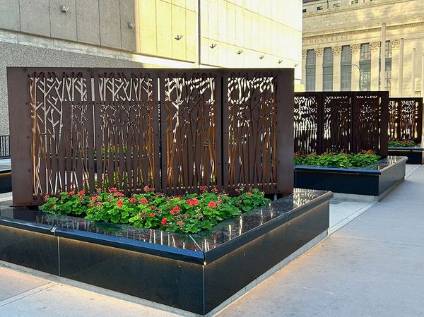 Richardson Building ground-level planters