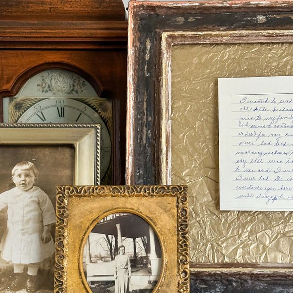 Antique frames milk paint design Montero Manor by Chelsea