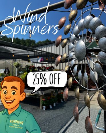 Wind Spinners = 25% off
