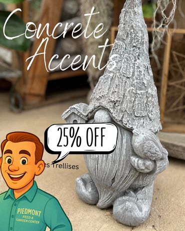 Concrete Accents = 25% off