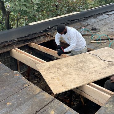 Repairing rotted wood