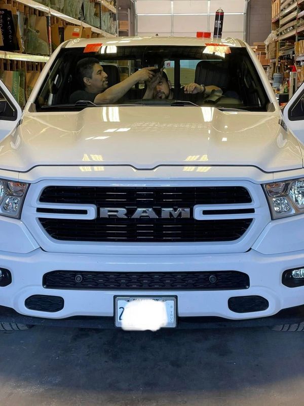 ram pick up getting a windshield replaced