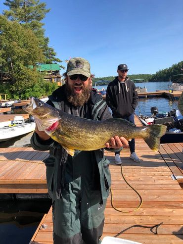 French river fishing. Guiding services on the French River. Walleye.