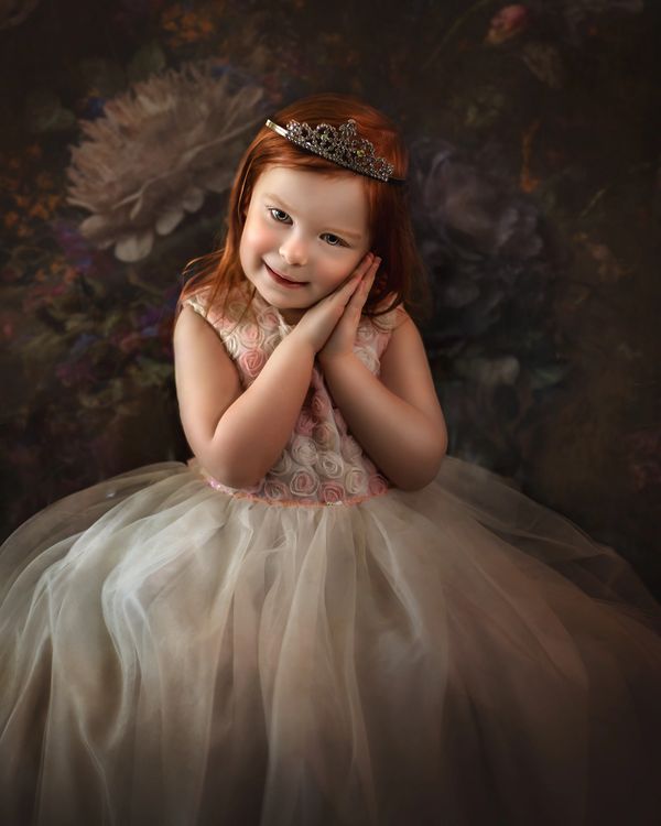 Little girl princess fine art portrait