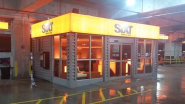 Car Rental parking deck