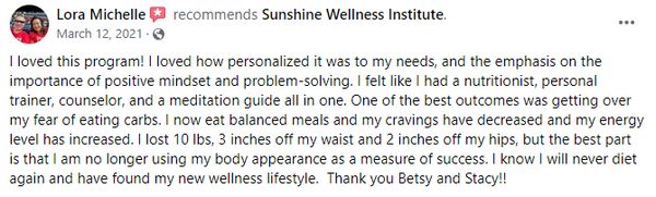 Betsy Markle Registered Dietitian Nutritionist Sunshine Wellness. Heal your metabolism