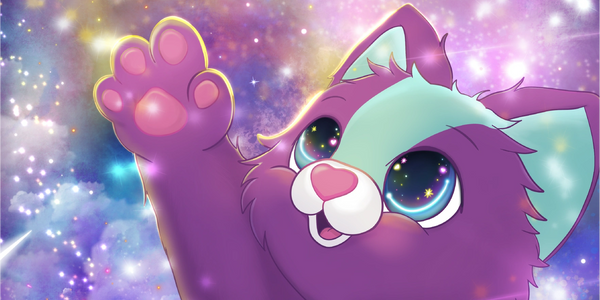 Noopy Reaching in the galaxy drawing