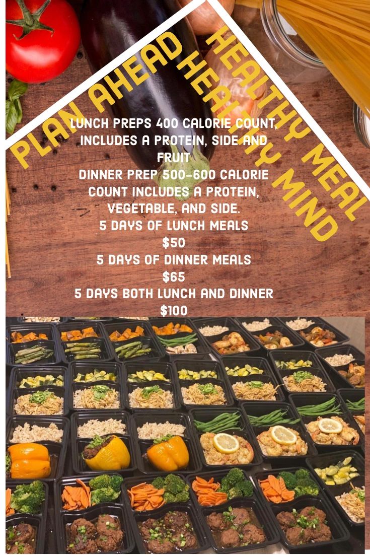 Meal prep pricing