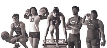 Art direction and photography of Catawba athletes - capturing their unique personality and character