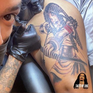Indigo tattoos shop located in Memphis Tn.Tattoo Artist Eric Delshun