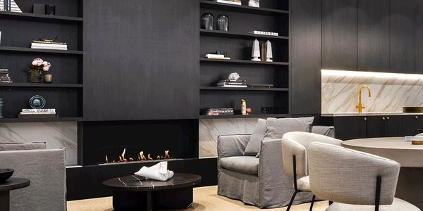 Open gas fireplace inbuilt install. Fireplace installation on the Sunshine coast.