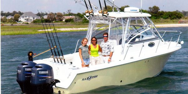  This boat is made for serious fishing, family comfort, reliability, and safety. T