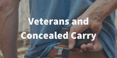 Veterans getting a concealed carry license